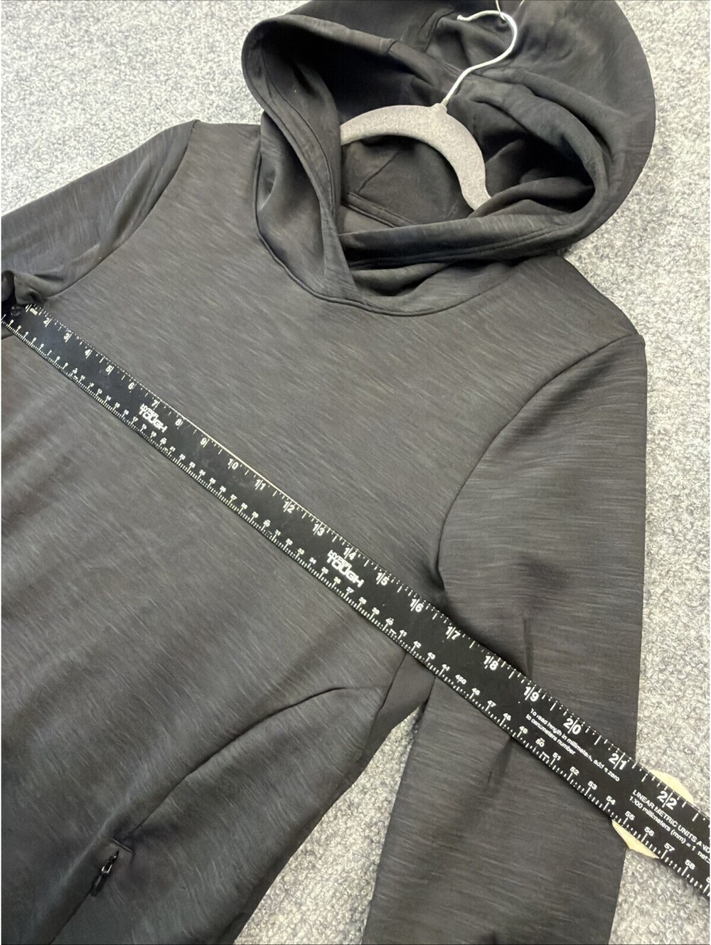 Athleta Black Hooded Xs Extra Layer Pullover Hoodie - Picture 5 of 13